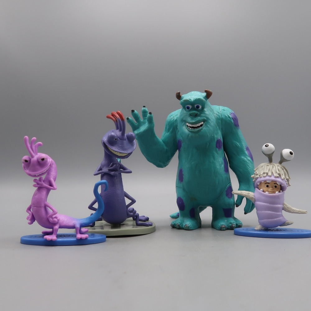 Monsters Inc Randall Sully Girl Boo Figure Disney Pixar Toy Lot Cake Topper